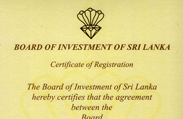 Board Of Investment Of Sri Lanka