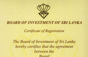 Board Of Investment Of Sri Lanka